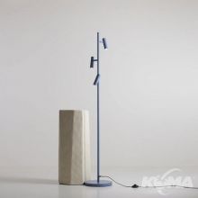 Trevo lampa stojąca 3xGU10 / MR11 35W niebieska